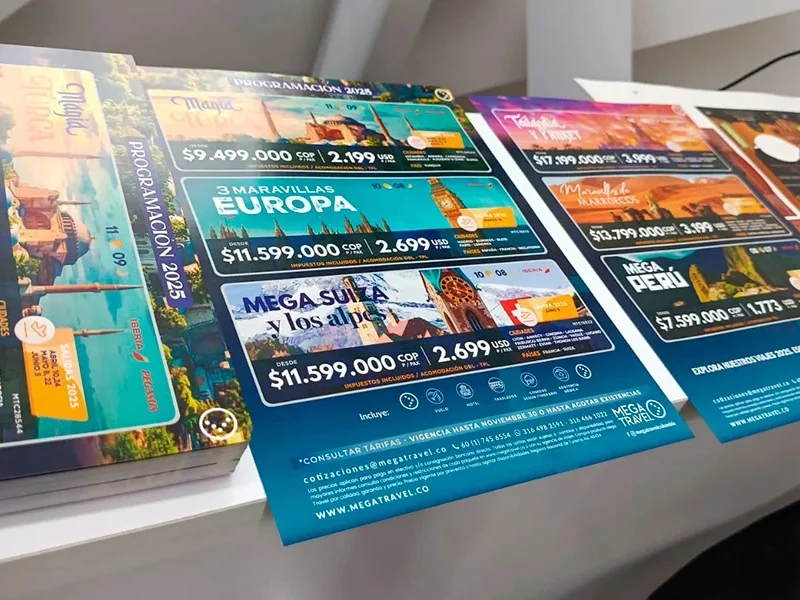 Impresión profesional de revistas a todo color